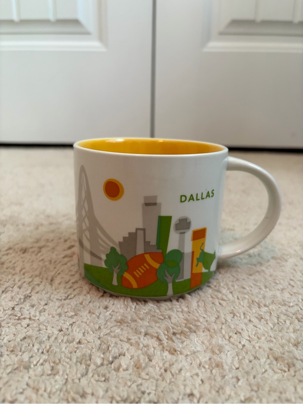 Starbucks Dallas Mug You Are Here Collection Coffee Mug 14 oz 2013